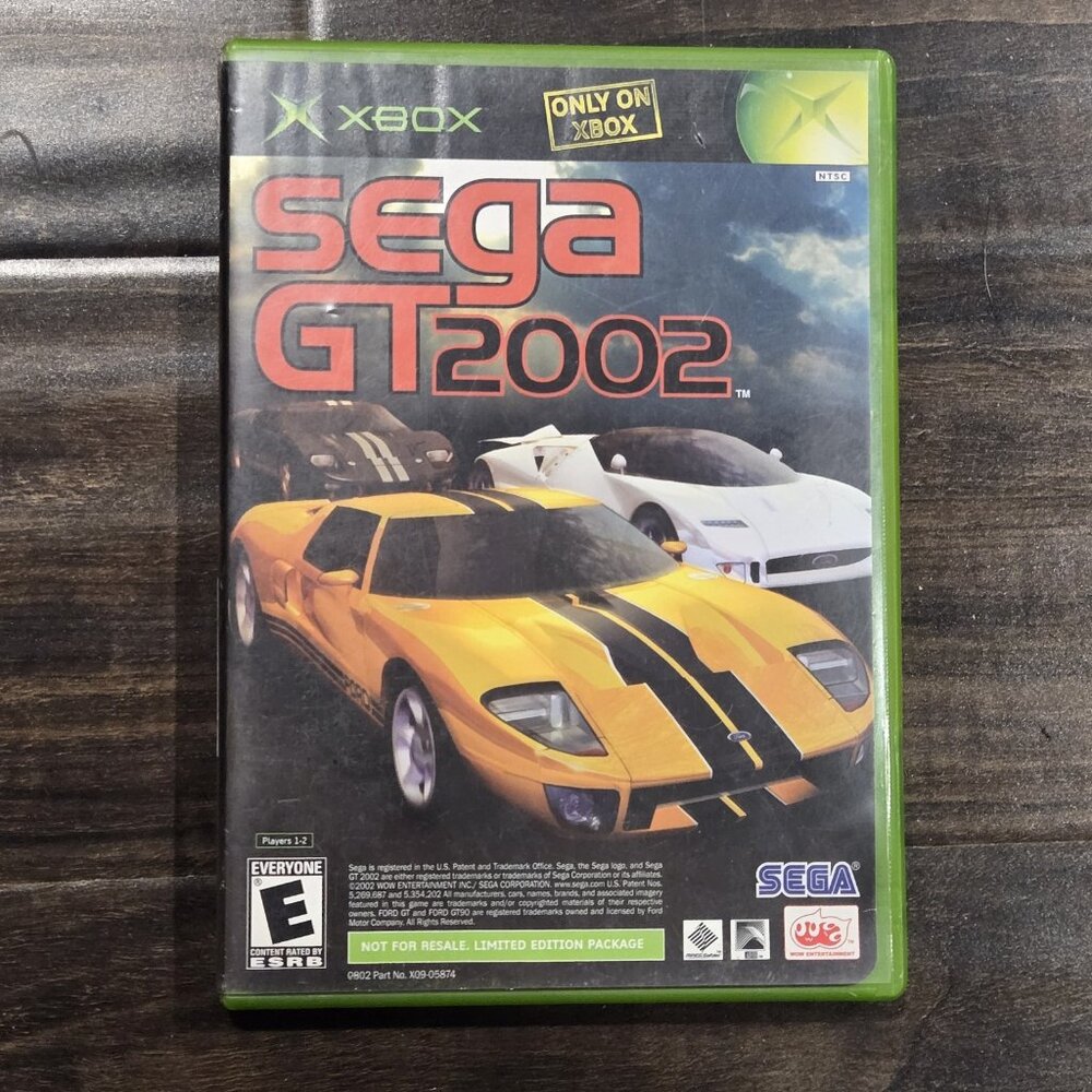 JSRF Jet Set Radio Future & Sega GT 2002 Original Microsoft Xbox ~ Complete!